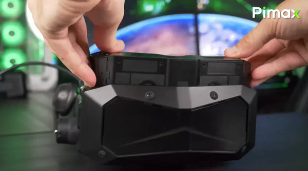 Pimax Crystal Super头显正在展示可更换光机模块