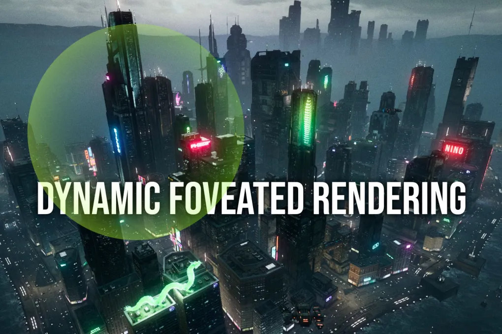 dfr vr dynamic foveated rendering
